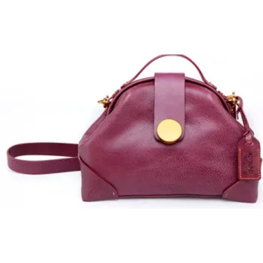 OLD TREND Gypsy Soul Burgundy Leather Crossbody Bag